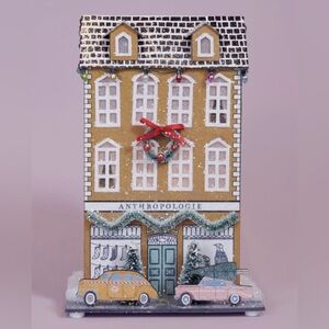 Anthropologie George & Viv Light-Up Holiday Village Store Emily Taylor New